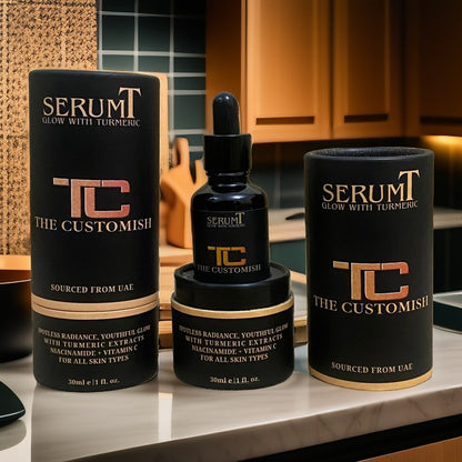 Serum T - All-in-One Skin Solution with Niacinamide, Vitamin C, and Turmeric Extracts