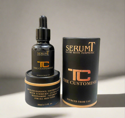 Serum T - All-in-One Skin Solution with Niacinamide, Vitamin C, and Turmeric Extracts